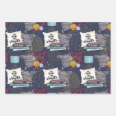 booklover-patroon inpakpapier vel (Voorkant 2)