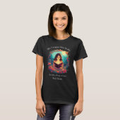 Booklover's Tee, Floral Fantasy Design T-shirt (Voorkant volledig)