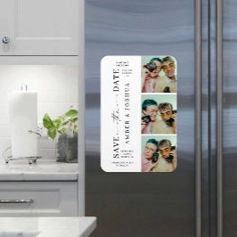 Bookmark Photo Booth Save the Date Magnet Magneet