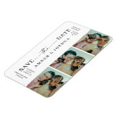 Bookmark Photo Booth Save the Date Magnet Magneet (Linkerzijde)