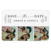 Bookmark Photo Booth Save the Date Magnet Magneet (Horizontaal)