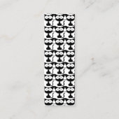BOOKMARKER BLACK CAT GINGER MINI VISITEKAARTJE (Voorkant)
