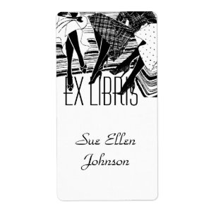 Bookplate Book Club Group Ex Libris Name Labelling Etiket