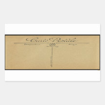 BOOKPLATE + ETIKET:  FRANS BRIEFKAART RECTANG