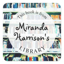 Bookplate Gepersonaliseerd Label voor boeken