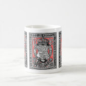 Bookplate Koningin Victoria in Windsor Castle Koffiemok (Center)