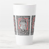 Bookplate Koningin Victoria in Windsor Castle Latte Mok (Voorkant)