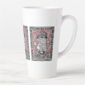 Bookplate Koningin Victoria in Windsor Castle Latte Mok (Rechts)