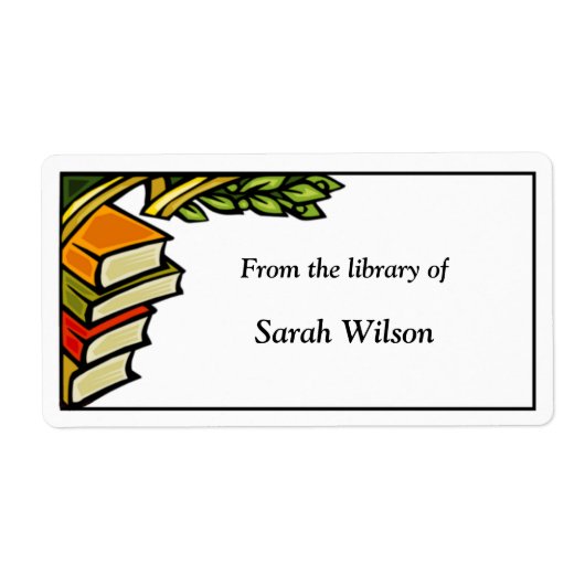 Bookplate Labels (Voorkant)