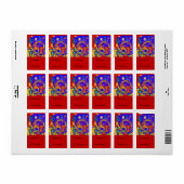 Bookplate Labels Kinder Stickers (Full Sheet)