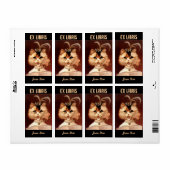 Bookplate Muziekboekenlabel EX LIBRIS Victoriaans  Etiket (Full Sheet)