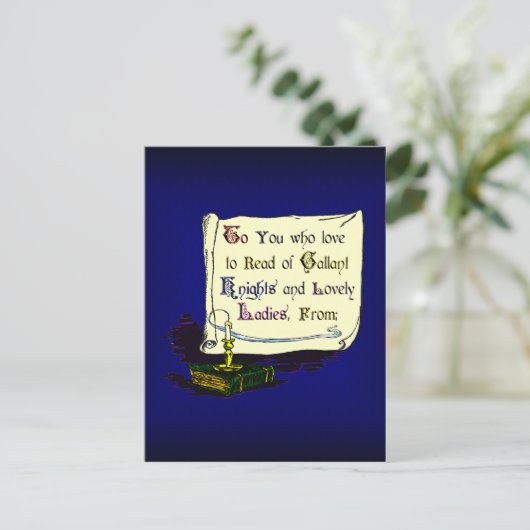  Bookplate Reader Presentation Kaart (Staand voorkant)