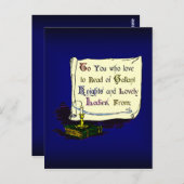  Bookplate Reader Presentation Kaart (Voorkant / Achterkant)