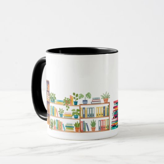 Books and Shelves - for a Principal Mok (Voorkant links)