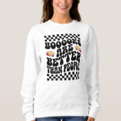 "Books Are Better Than People" Funny Introvert Trui (Voorkant)