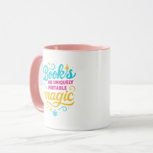 “Books Are Magic”   Quote & Sparkles Mok (Voorkant links)
