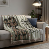 Books Are My Happy Place for Bookish Woven Deken