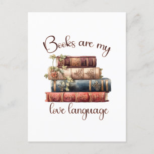 Books Are My Love Language Briefkaart
