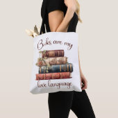 Books Are My Love Language Tote Bag (Dichtbij)