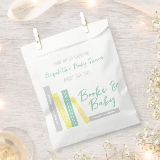 Books Baby Shower Bedankzakje (Geknipt)