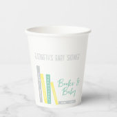 Books Baby Shower Papieren Bekers (Voorkant)