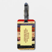 Books Bagagelabel (Achterkant verticaal)