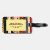 Books Bagagelabel (Achterkant horizontaal)