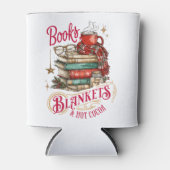 Books Blankets and Hot Cocoa Blikjeskoeler (Voorkant)