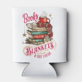 Books Blankets and Hot Cocoa Blikjeskoeler (Achterkant)