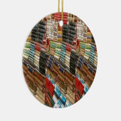 BOOKS Bookworm Library Read Learn Bookshelf GIFTS Keramisch Ornament (Rechts)