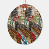 BOOKS Bookworm Library Read Learn Bookshelf GIFTS Keramisch Ornament (Links)