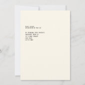 Books & Brunch Neutral Books & Teddy Baby Shower Kaart (Achterkant)