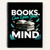 Books Can Open Your Mind Notitieboek (Voorkant)