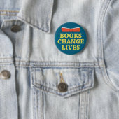 Books Change Lives Ronde Button 5,7 Cm (In situ)