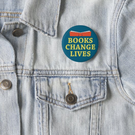 Books Change Lives Ronde Button 5,7 Cm (In situ)