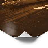 Books, Coffee & Quiet – Dark Academia Book Lover Perfect Poster (Hoek)