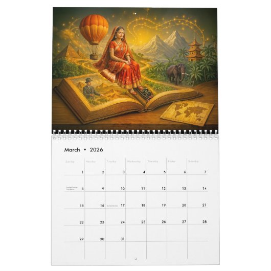 Books Come Alive – Imaginative Literary Kalender (Mar 2026)