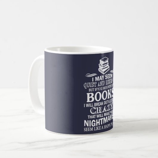 BOOKS CRAZY KOFFIEMOK (Voorkant links)