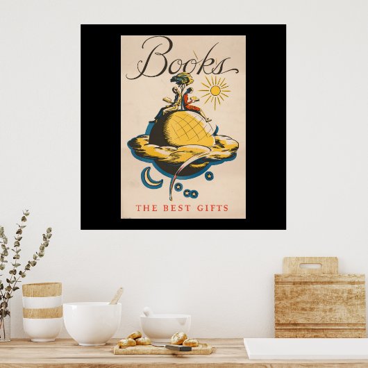 BOOKS - de beste cadeautjes Poster (Keuken)