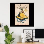 BOOKS - de beste cadeautjes Poster (Thuiskantoor)