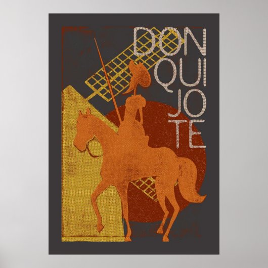 Books Don Quixote Poster (Voorkant)