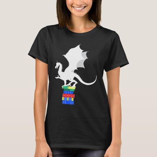 Books Dragon Reading Reading Friend T-shirt (Voorkant)