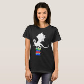 Books Dragon Reading Reading Friend T-shirt (Voorkant volledig)