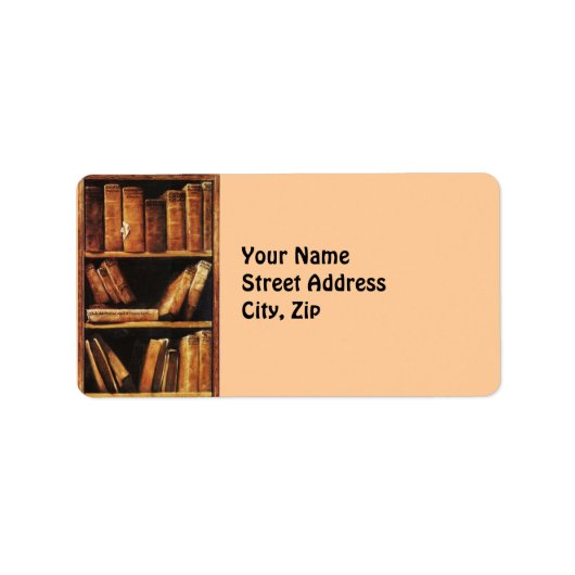 Books Etiket (Voorkant)