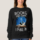 Books Fail Open And I Fall In Trui (Voorkant)