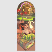 Books Fantasy Bookmark Amazing Background Fairy