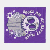 Books Fleece Deken (Voorkant (Horizontaal))