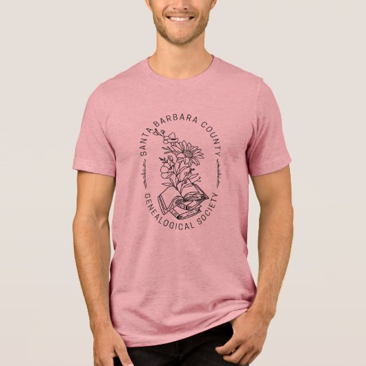 Books & Florals T-Shirt (Voorkant)