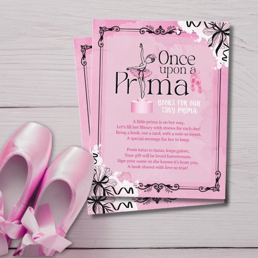 Books For Baby Ballet Theme Card Kaart