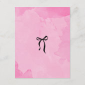 Books For Baby Ballet Theme Card Kaart (Achterkant)